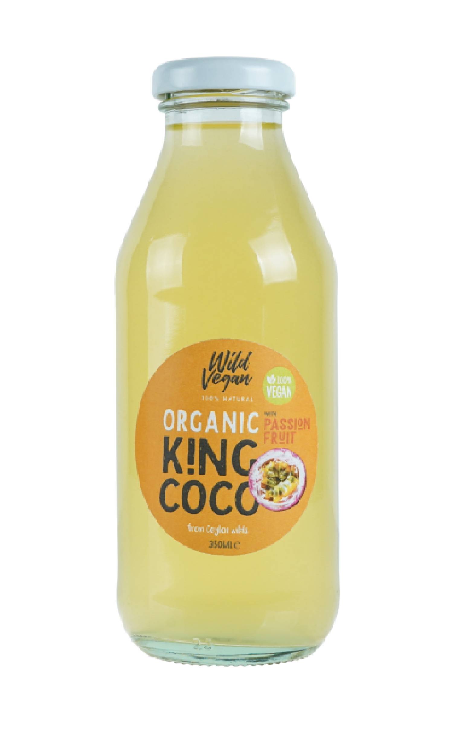 wild vegan Organic King Coconut with Passion